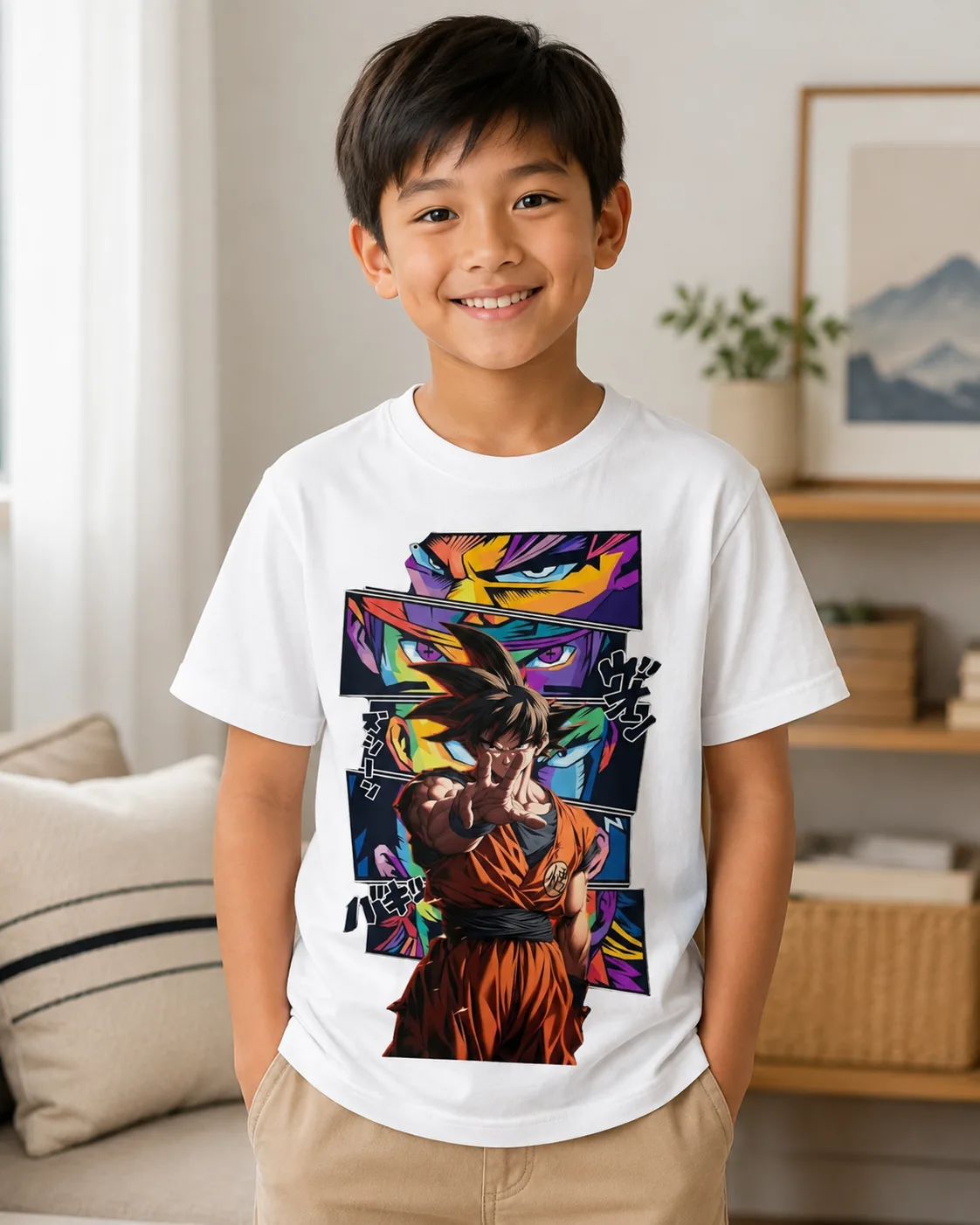 Camiseta Infantil Energía Anime